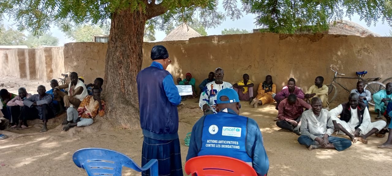 Assemblée communautaire sous l'arbre à palabres dans l'Extrême-Nord